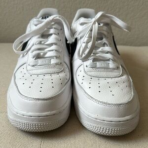 Nike Air Force 1 - Black Swoosh, Men’s Size 9.5